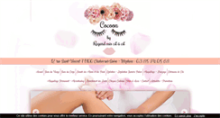 Desktop Screenshot of cocoon-institutdebeaute.com